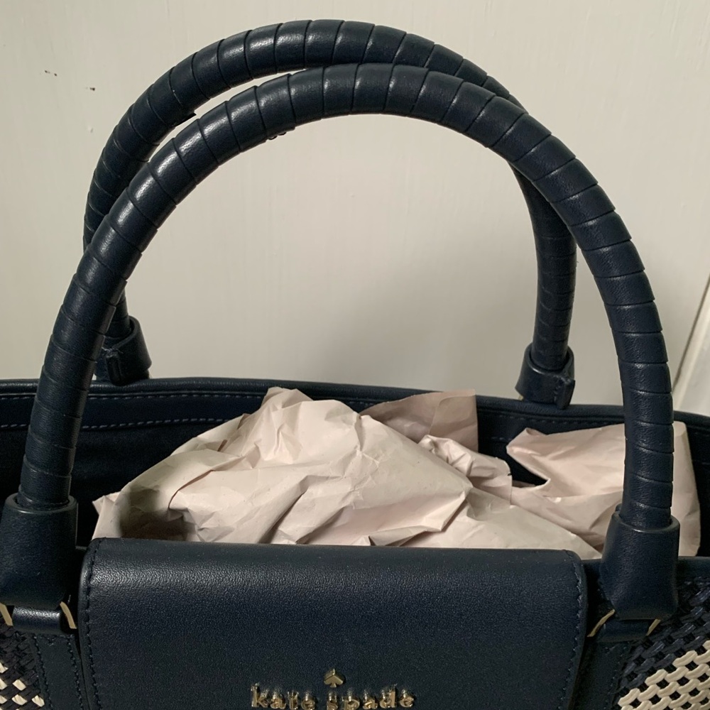 Kate spade cruise crossbody gingham tote - Picture 5 of 8
